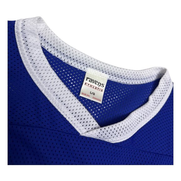 RARE WINNIPEG BLUE BOMBERS CFL Vintage 90s CFL Football Ravens Jersey Men Medium - Picture 5 of 5